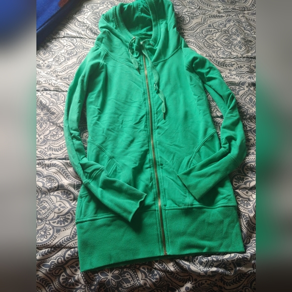 Long Green medium Hoodie - Picture 2 of 2